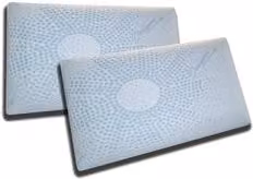 Set di 2 copriguanciali Niucci bianchi per adulti