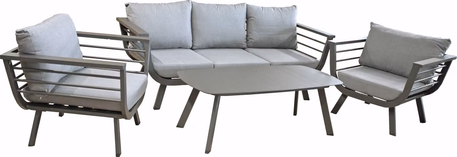 Garden Pleasure 305370 Garden Pleasure Elia Loungegruppe grau