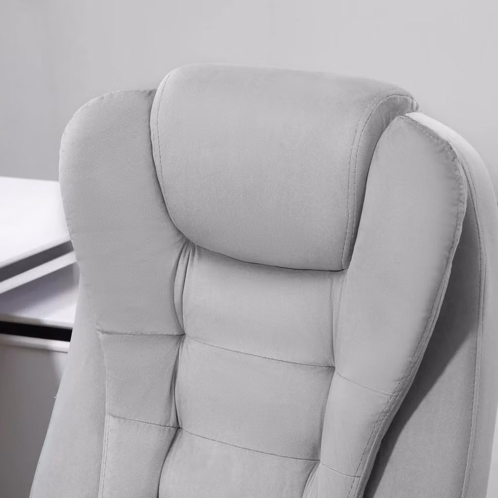 Poltrona da ufficio massaggiante con riscaldamento e funzione relax Minimal Grigio L/P/H: 120 x 72 x 74 cm – 2