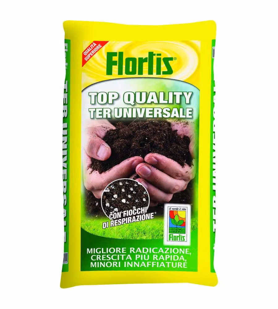 Flortis Terriccio Universale 10 lt - Substrato arricchito con perlite
