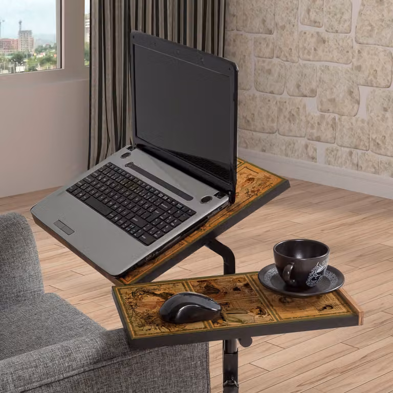 Skye Decor, Glen 732 - Atlantic, scrivania per computer, scrivania per laptop in piedi, pino atlantico, 67 x 87 x 45,5 cm