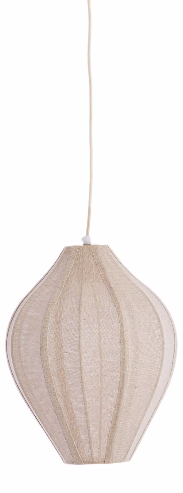 Lampada a sospensione - naturale - Pasto - tessile - E27 - 2989743 - Light & Living