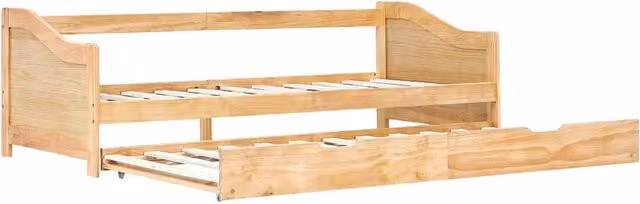 Divano letto | Sof¨¤ letto | Letto singolo a Scomparsa senza Materasso Pino Bianco 90x200 cm