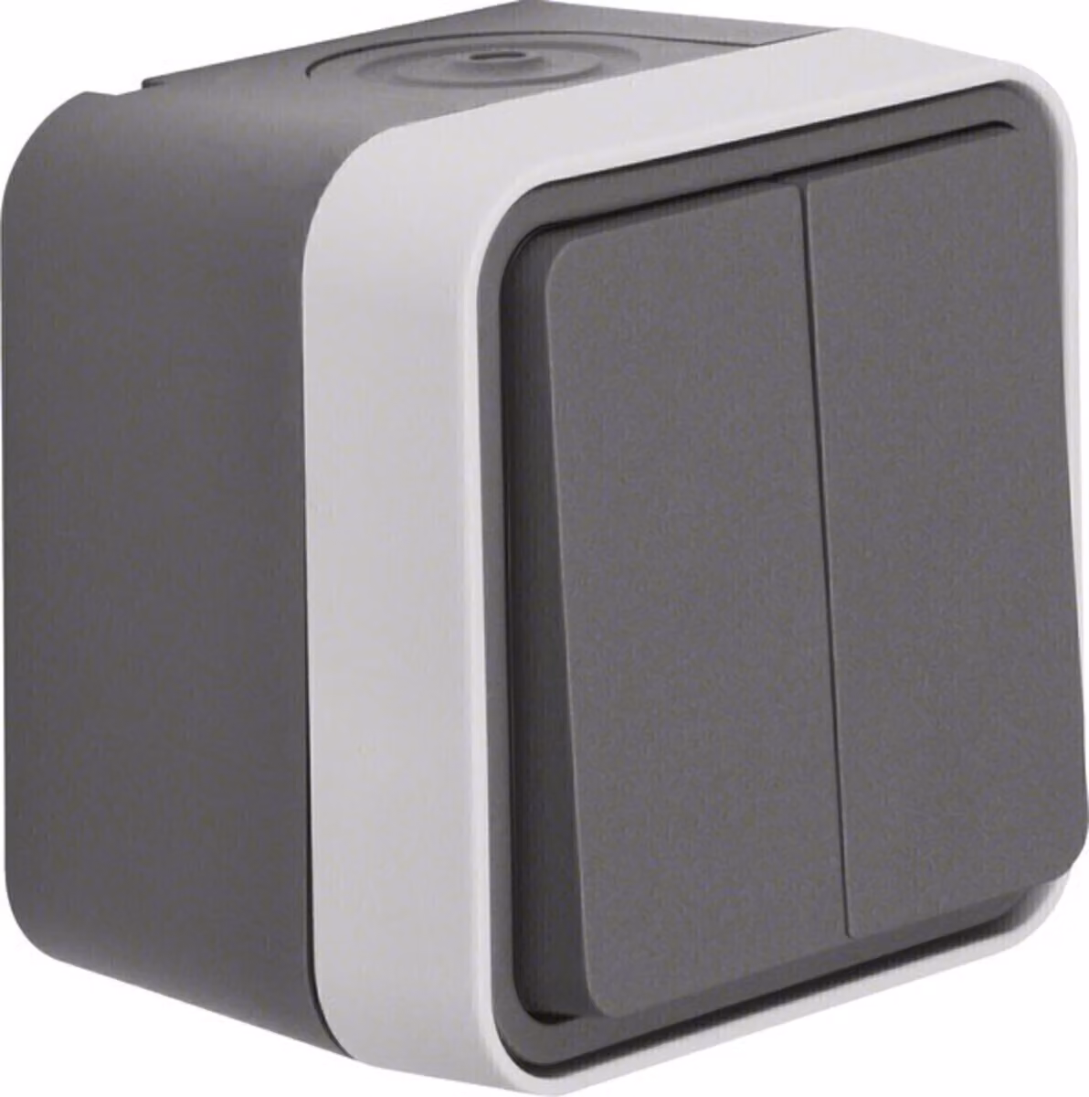 Pulsante serie Berker 2 contatti NA Ap grigio chiaro 50753515