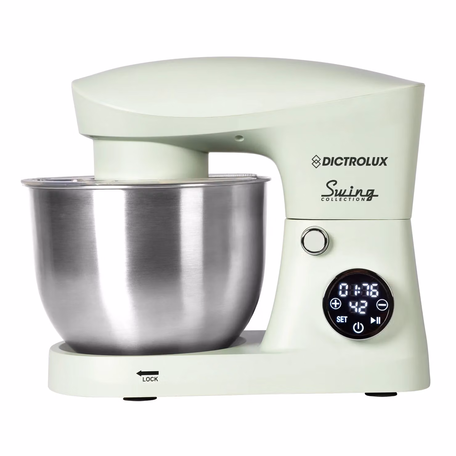 Impastatrice Planetaria Dictrolux Swing SM-2545L Verde con Display Digitale, Capacità 5 Litri e 1500 Watt – 1