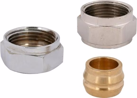 Raccordo Js A Compressione F. Rame,- Morbido,-Acciaior.d15,Ue-Mu3/4",Vern.