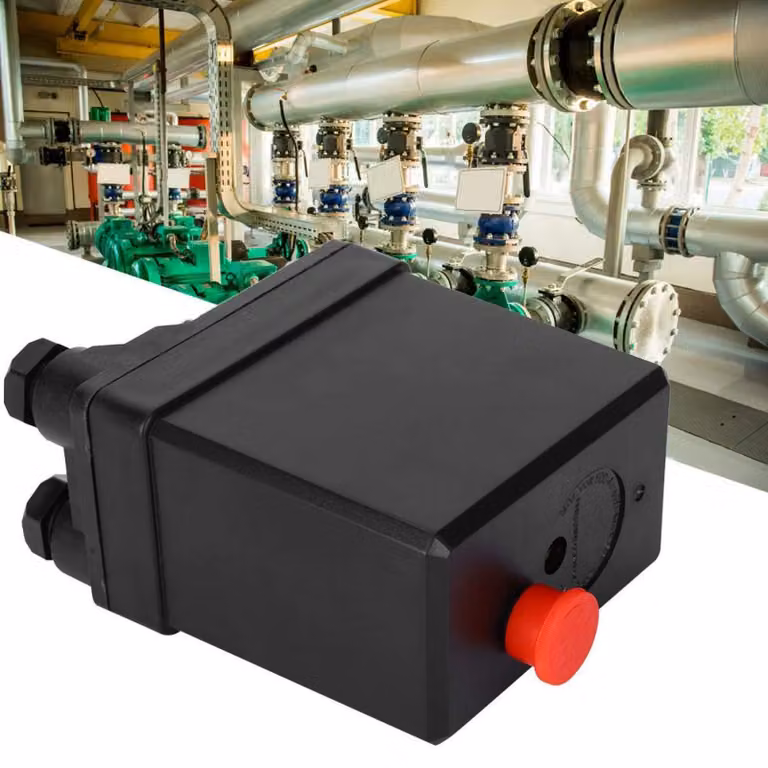 Interruttore di sicurezza per compressore d'aria, trifase 380V, meccanico, con elevato fattore di sicurezza