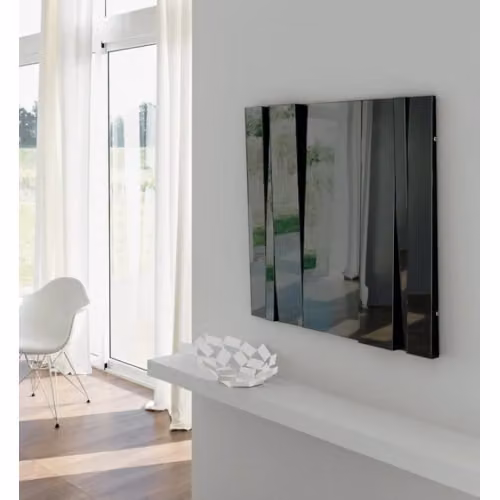 Specchio Fittipaldi a parete con struttura in metallo Tonelli Design