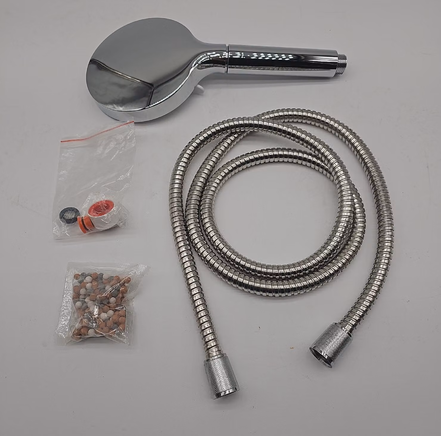 YEAUPE Soffione doccia Soffione doccia anticalcare con tubo flessibile da 1,6 m Ergonomico
