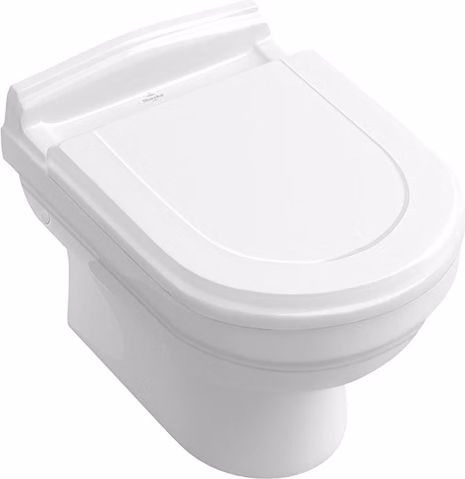 Villeroy & Boch WC Washdown WC Hommage sospeso 37x60cm bianco alpin con rivestimento CeramikPlus