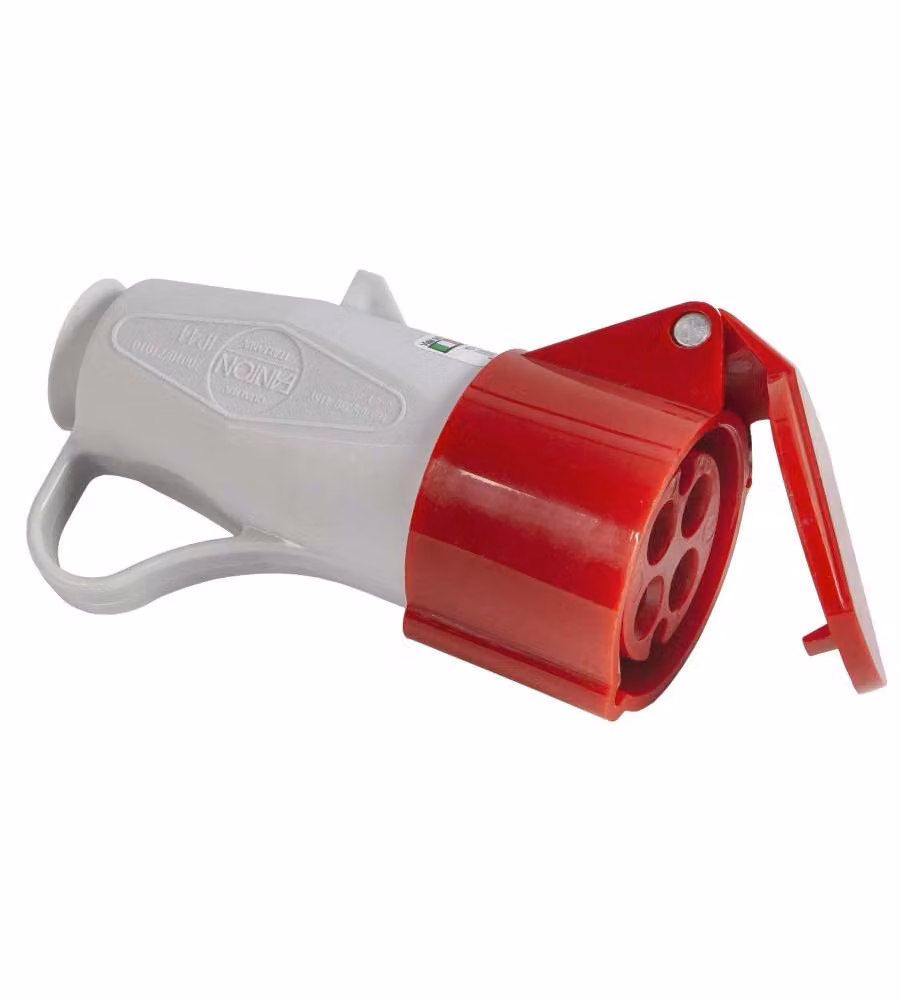 Presa mobile 3P+N+T 16A 400V 6h, IP44 a vite