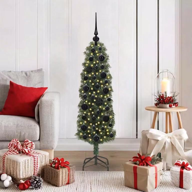 Maison Exclusive - Albero di Natale artificiale con 150 LED e supporto, verde, 120 cm