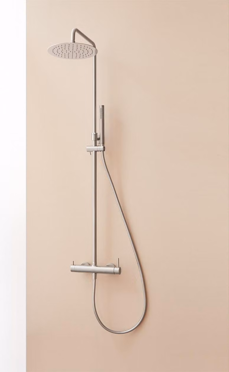 SANYCCES LOOP K Sistema doccia monocomando 25 cm, cromato