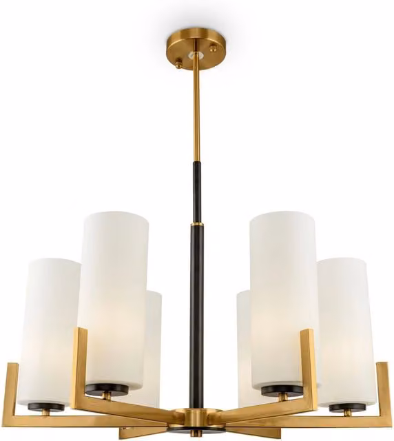 Lampadario Modern in Metallo Fortano Ottone