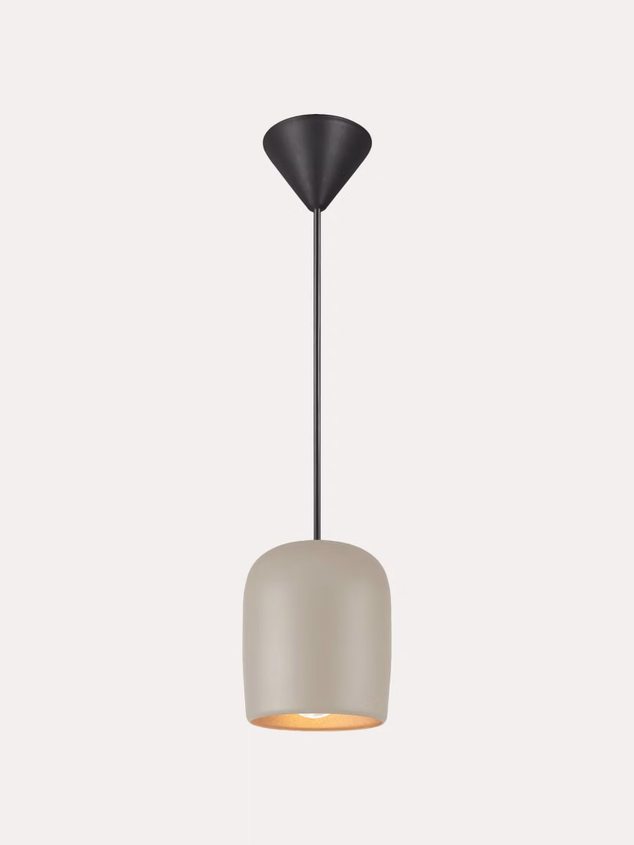 Lampada a sospensione Notti Kenay Home in metallo grigio per cucina e sala da pranzo – 2