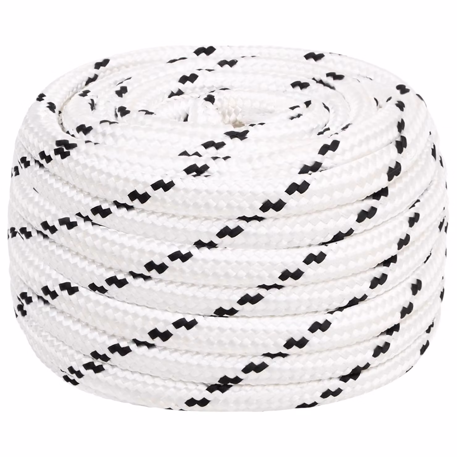 vidaXL Corda multiuso in plastica Bianca 20 mm x 25 m