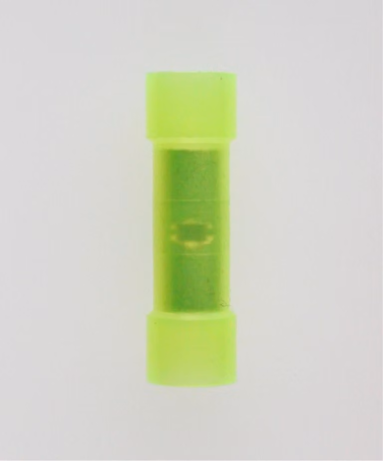 Connettore isolato Sezione 4 mm² - 6 mm² giallo, trasparente - 1 pezzo
