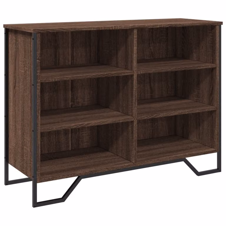Credenza Rovere Marrone 101x35,5x74,5 cm in Legno Multistrato