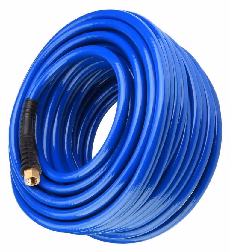 Tubo pneumatico da 30 metri - Tubo in PVC flessibile - Tubo per alta pressione - Tubo a 3 strati - Connettore universale - Materiale resistente all'usura - Tubo per compressori d'aria