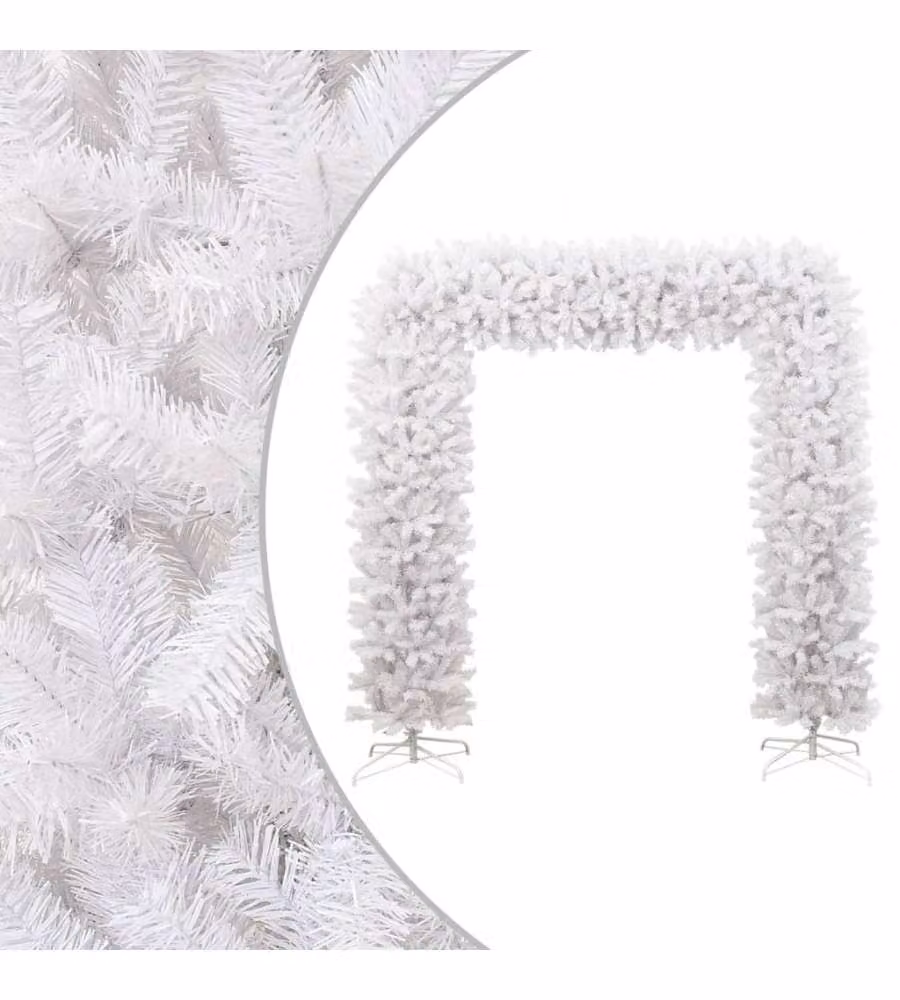 Albero di Natale ad Arco Bianco 240 cm