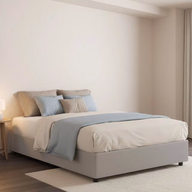 Letto Anahi Talamo Italia con Materasso Incluso, Bianco, L/P/H: 120 x 200 x 32 cm