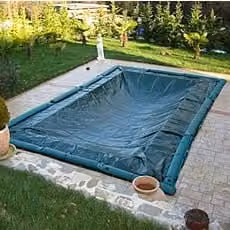 Copertura invernale con tubolari RETTANGOLARE 10x4m - 210gmq