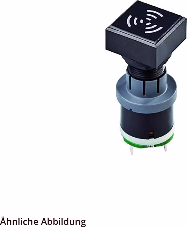 Georg Schlegel Segnalatore acustico quadrato, QUARTRON Spina piatta 2,8 mm x 0,8 mm - 1 pezzo
