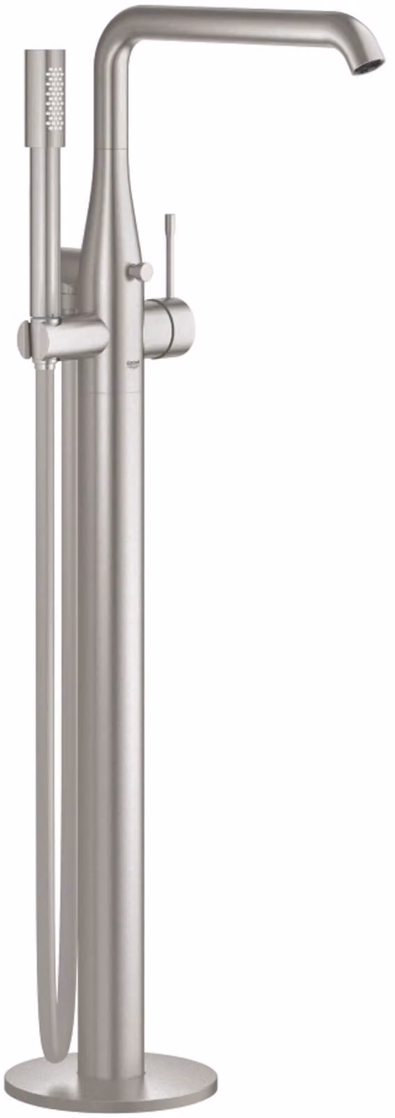 Grohe Essence Mitigeur monocommandé pour bain, montage au sol, orientable, saillie 277mm, avec accessoires, 25248DC1, 25248DC1