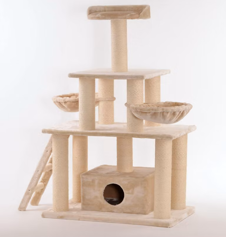 Albero per graffiare per gatti HULK, design animalier, taglia XXL, ideale per gatti di grandi dimensioni e dal peso elevato. Prodotto di alta qualità, stabile e robusto
