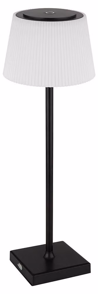 Lampada da tavolo a LED, touch dimmer, batteria ricaricabile USB, CCT, H 38 cm