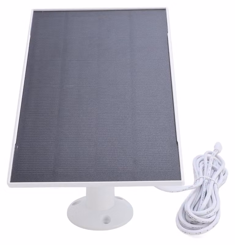 Pannello solare da 8W per telecamere di sicurezza, con grado di protezione IP66 (resistente all'acqua) e supporto regolabile a 360°