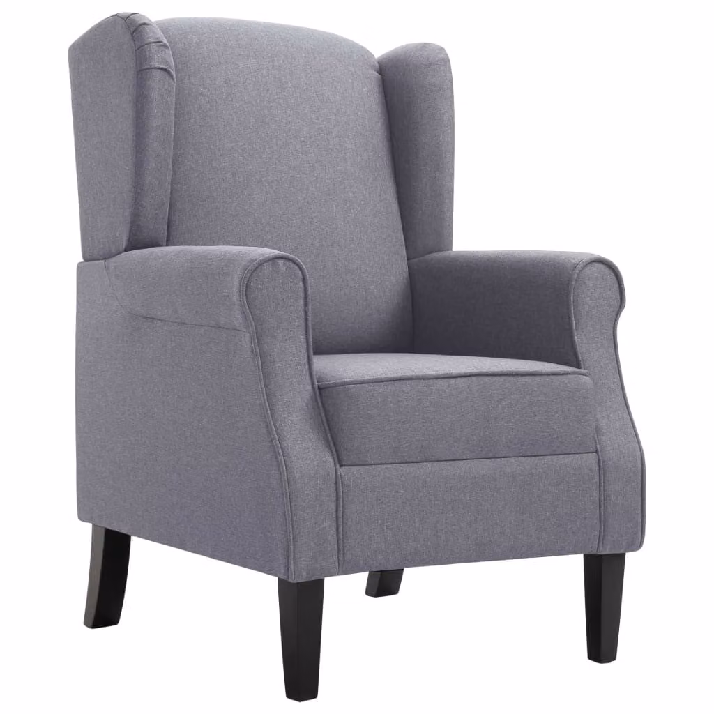 The Living Store poltrona in tessuto grigio scuro