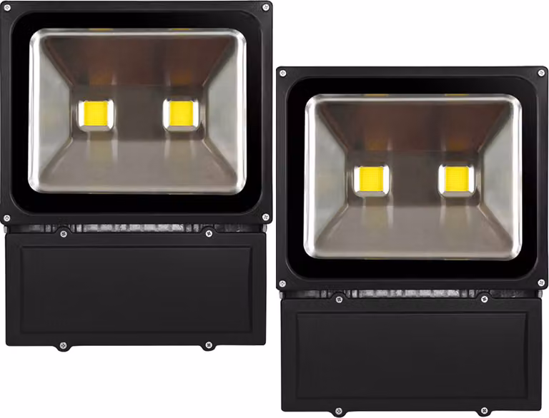 Greenmigo 2 pezzi faretti LED per esterni 100 W bianco freddo IP65 impermeabili Faretti per esterni e interni