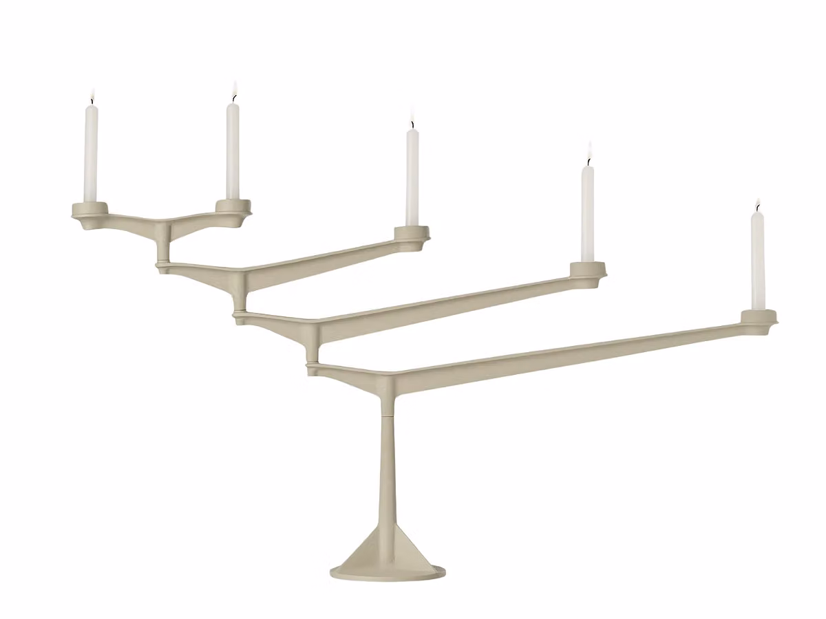 Spin Large Candelabro - Putty