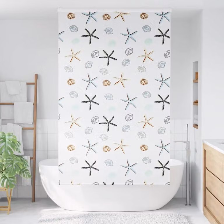 vidaXL Tenda a Rullo Doccia con Cassonetto 120x240cm Larghezza Tessuto