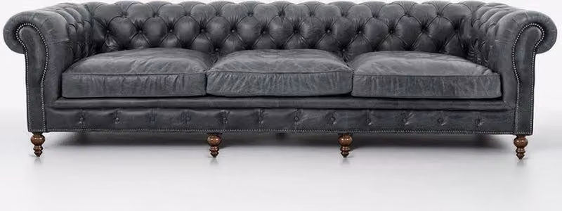 Chesterfield Sofagarnitur Sofa Couch Polster 321 Sitzer Leder Couchen