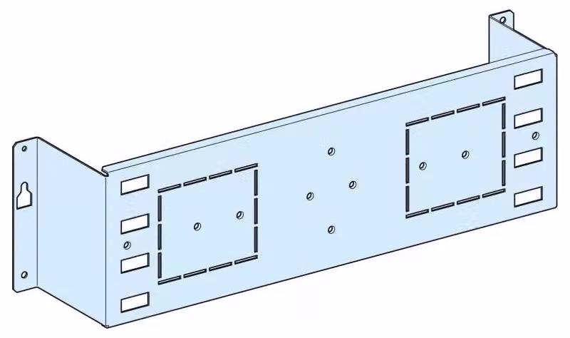 Schneider Electric PrismaSeT-G, piastra di montaggio, FuPacT ISFT160, orizzontale, larghezza = 600 mm, altezza = 3 moduli LVS03121