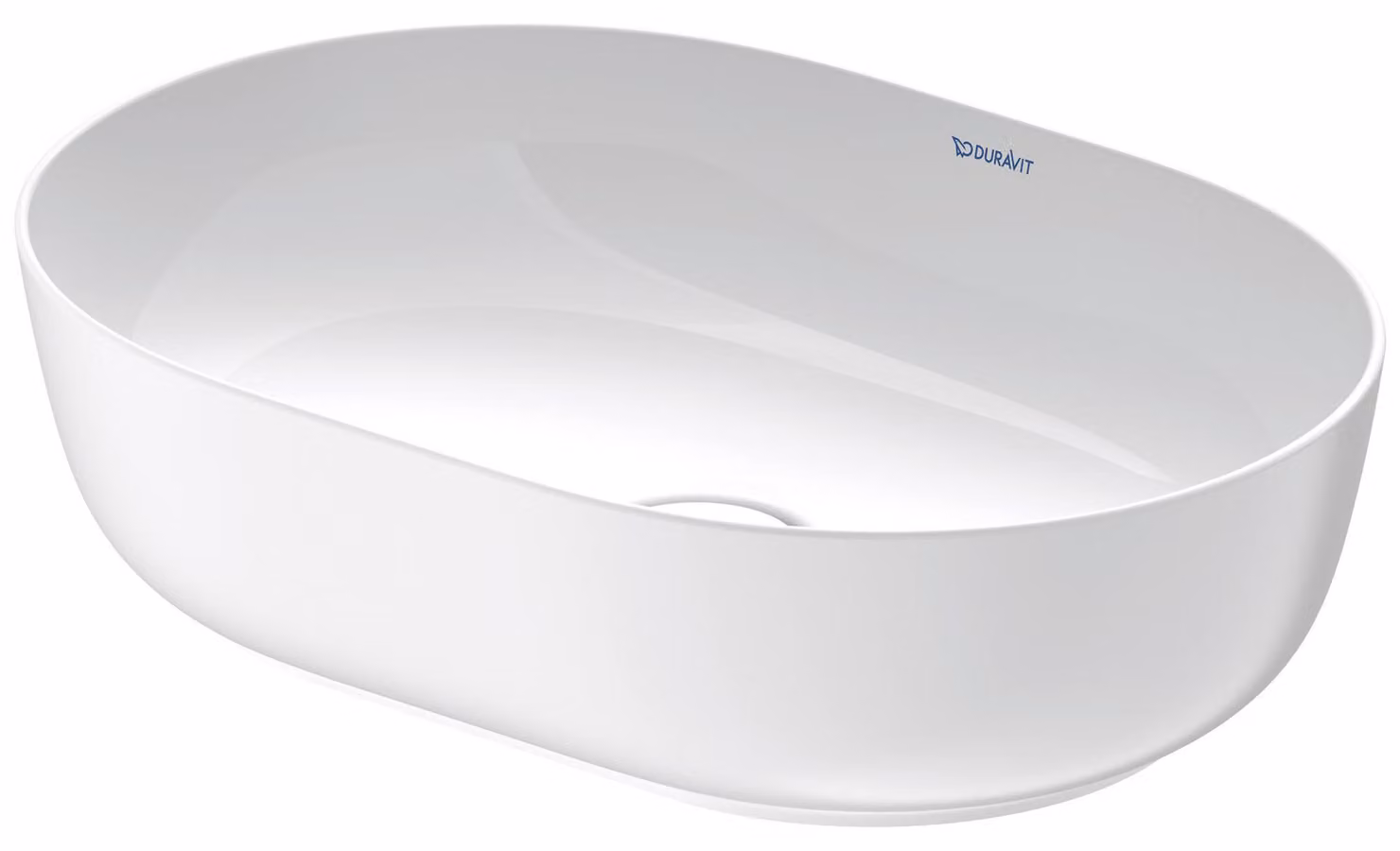 Duravit Luv vasque à poser 50x35cm, sans trop-plein, sans percement pour robinetterie, meulé, 0379502600, 0379502600