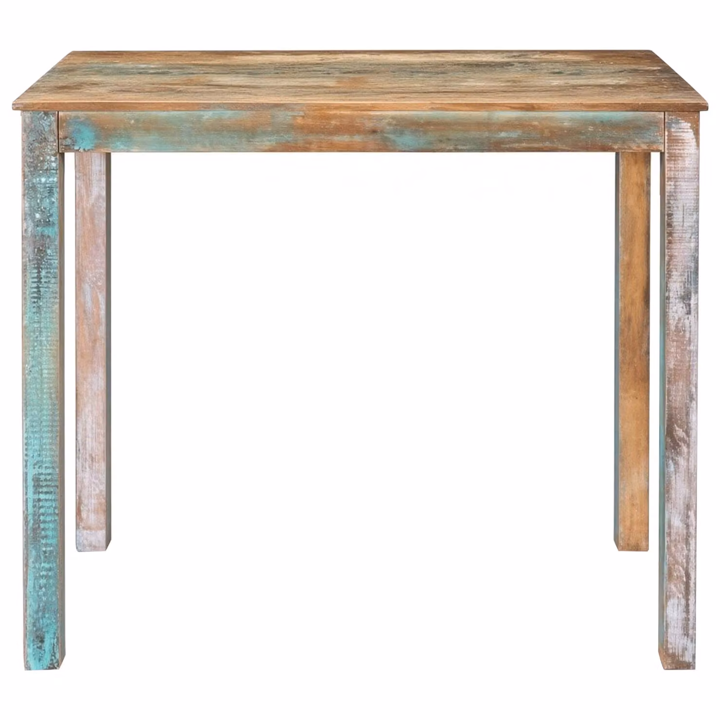 vidaXL Tavolo da bar 110 x 55 x 100 cm Legno massello riciclato