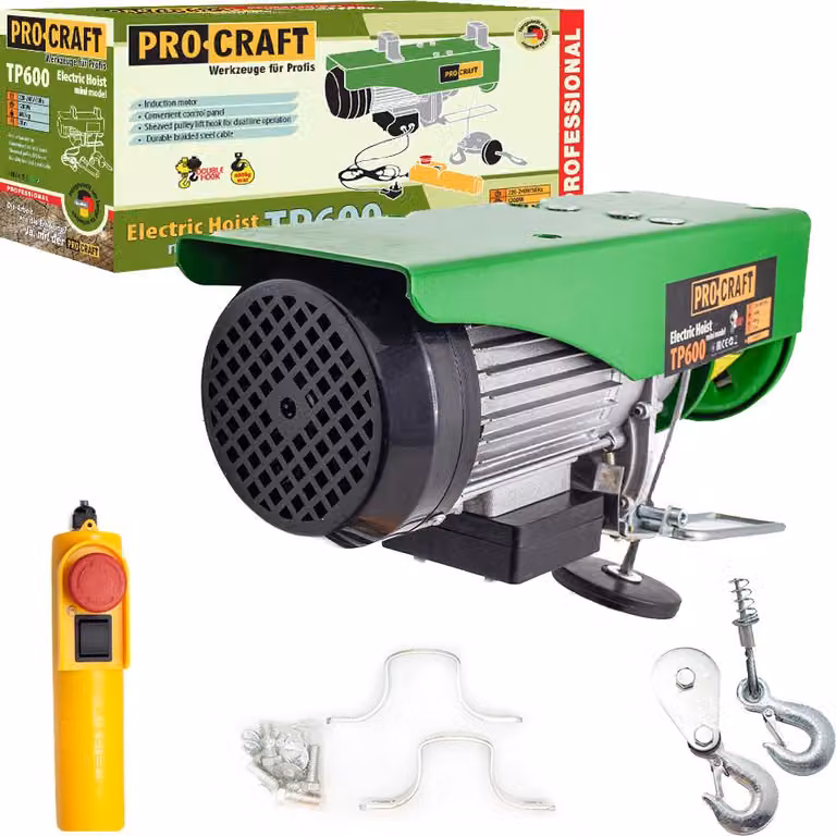 Argano elettrico a fune Procraft TP600
