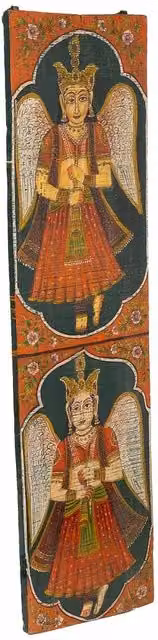 Pannello decorativo in legno multicolore, 56x3x174h cm