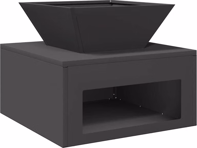 Focolare Nero 50 x 50 x 40 cm Acciaio