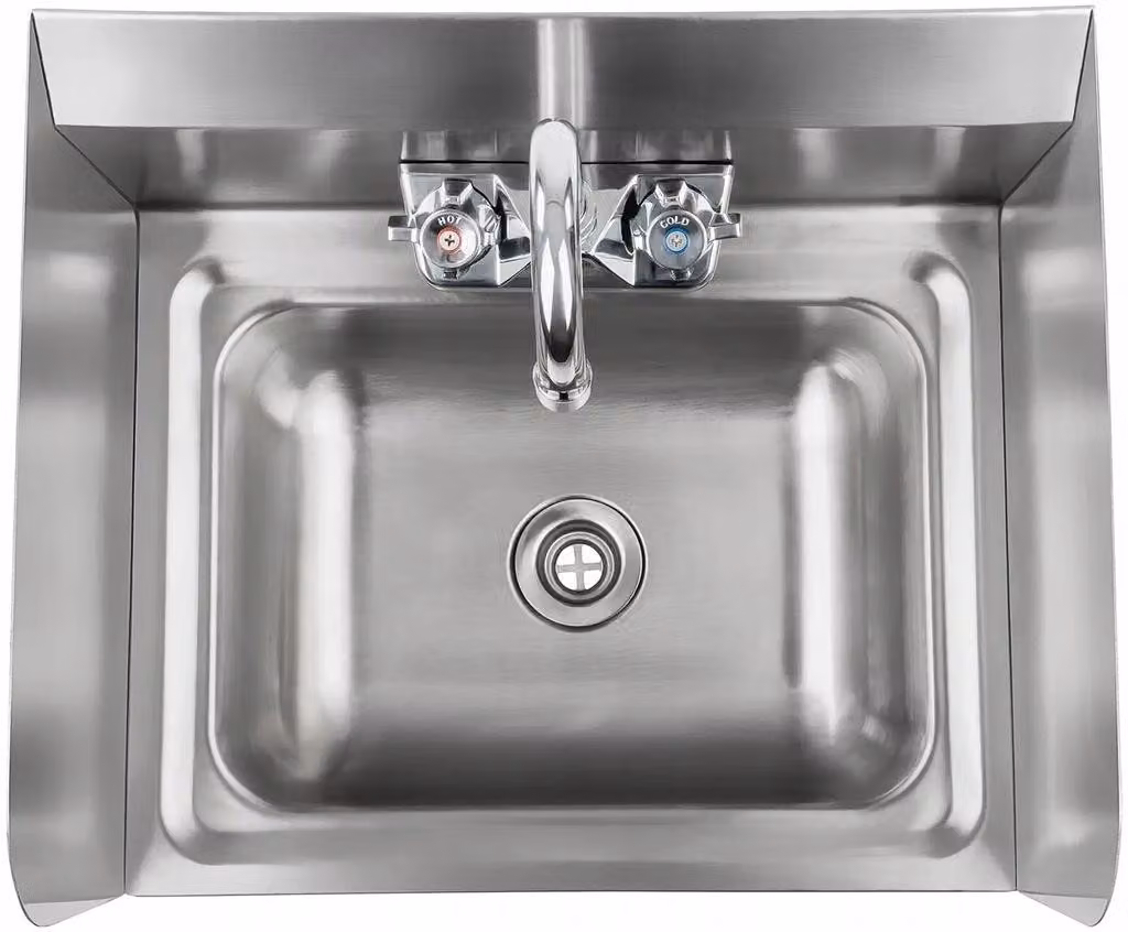 Lavabo di design Lavabo da incasso Bacino in acciaio inox Moderno Nuovo Stabile Durevole