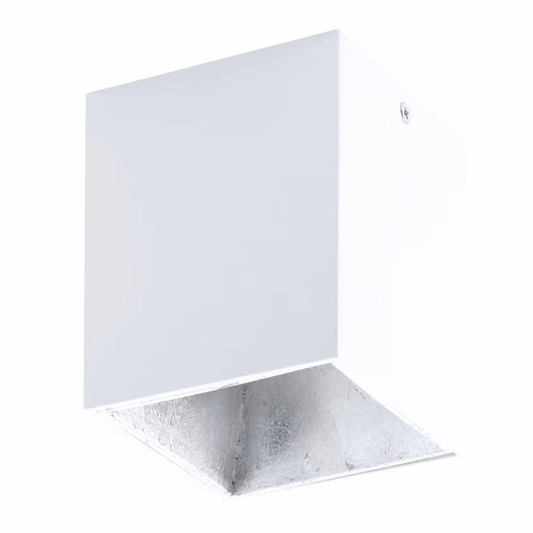 Eglo 94499 Polasso plafoniera alluminio plastica bianco