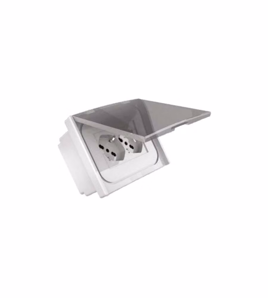 Frutto Dopp. Presa Sk 10/16A Ip55 Opera 421021 Fme