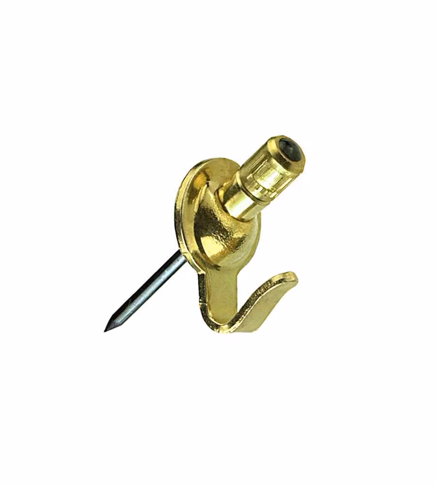 Ganci"X" Ottone.Pes con chiodo N.1 4 pezzi