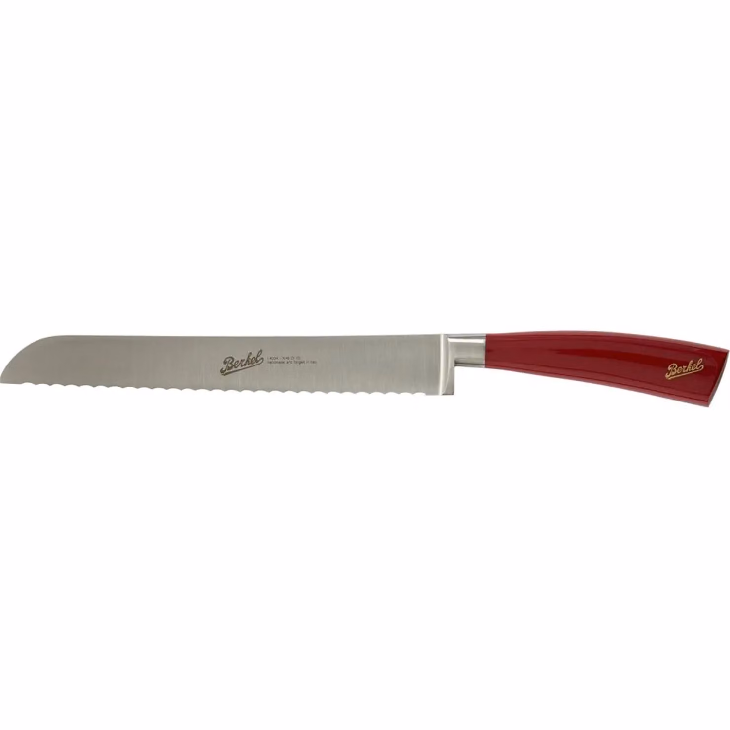 Coltello Pane cm 22 linea Elegance rosso di Berkel