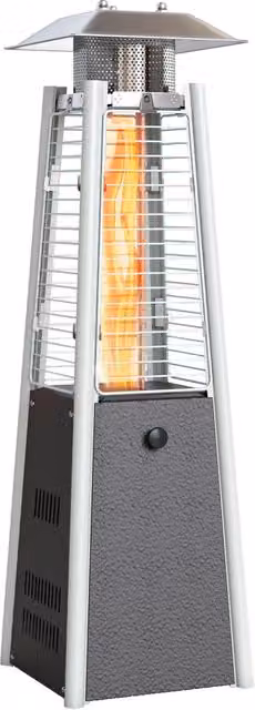 Stufa a Gas Portatile XYLO 3000W a Butano Argento e Bronzo con Sistema Antiribaltamento