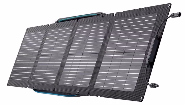 Pannello solare portatile da 110W - Monocristallino, pieghevole - Grado di protezione IP68, impermeabile - Ideale per campeggio e camper