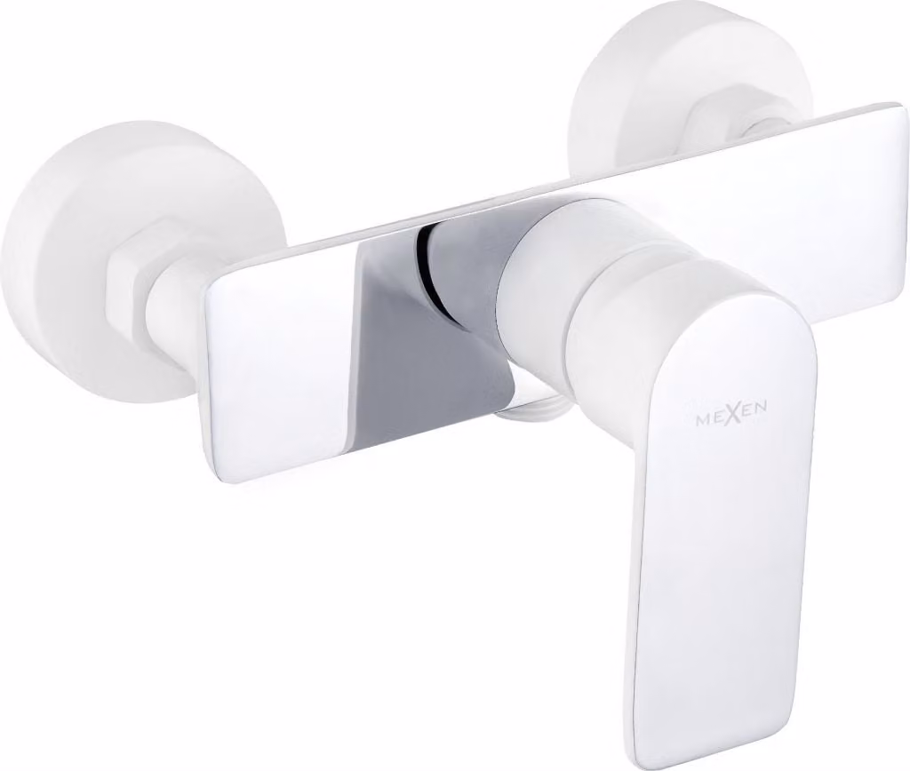 Mexen Alfa rubinetto doccia, bianco/cromo - 745740-02